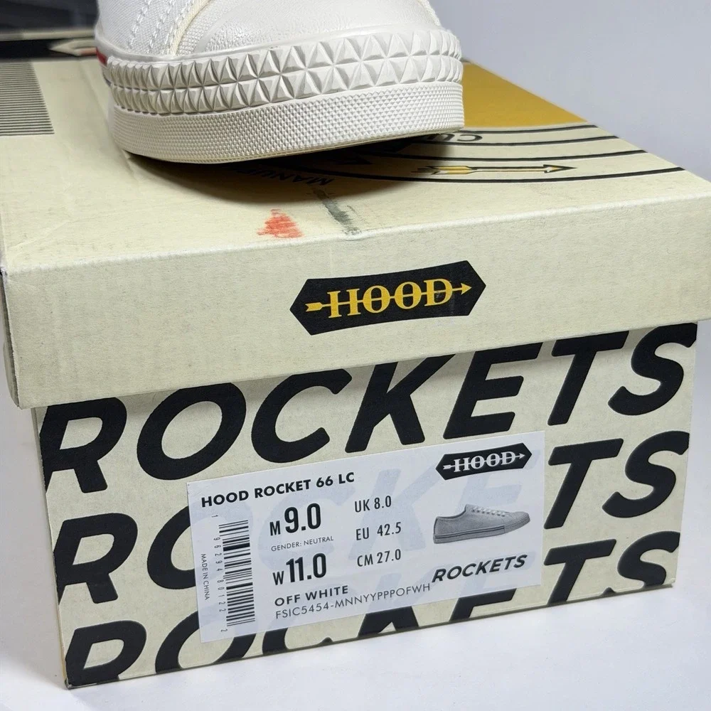 Hood Rocket 66 LC Size Womens-11 Mens-9 Sneakers OFF WHITE